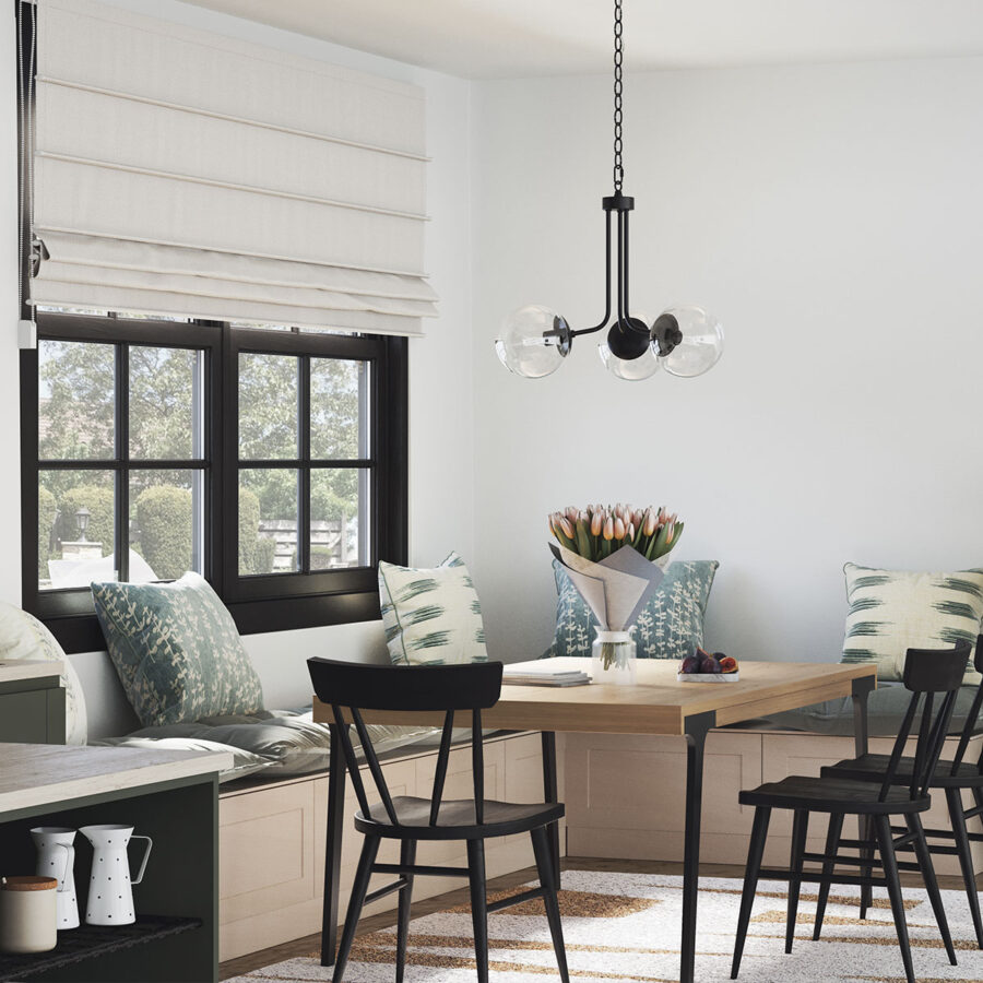 Merrit 3-Light Black Chandelier - Image 2