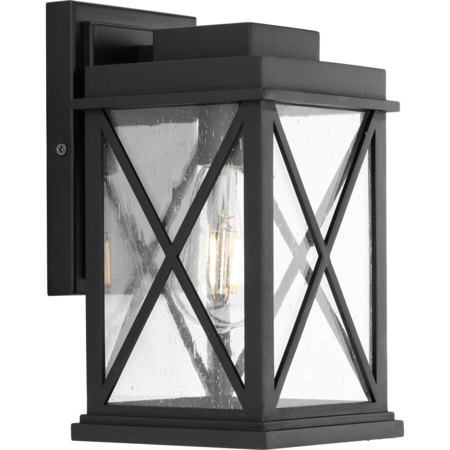 Wrenna Black Outdoor Wall Lantern
