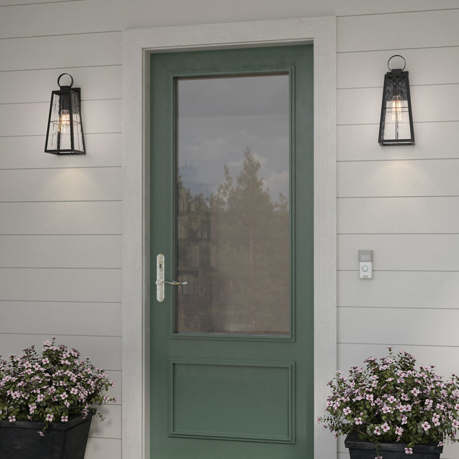 Margate Black Outdoor Wall Lantern - Image 2