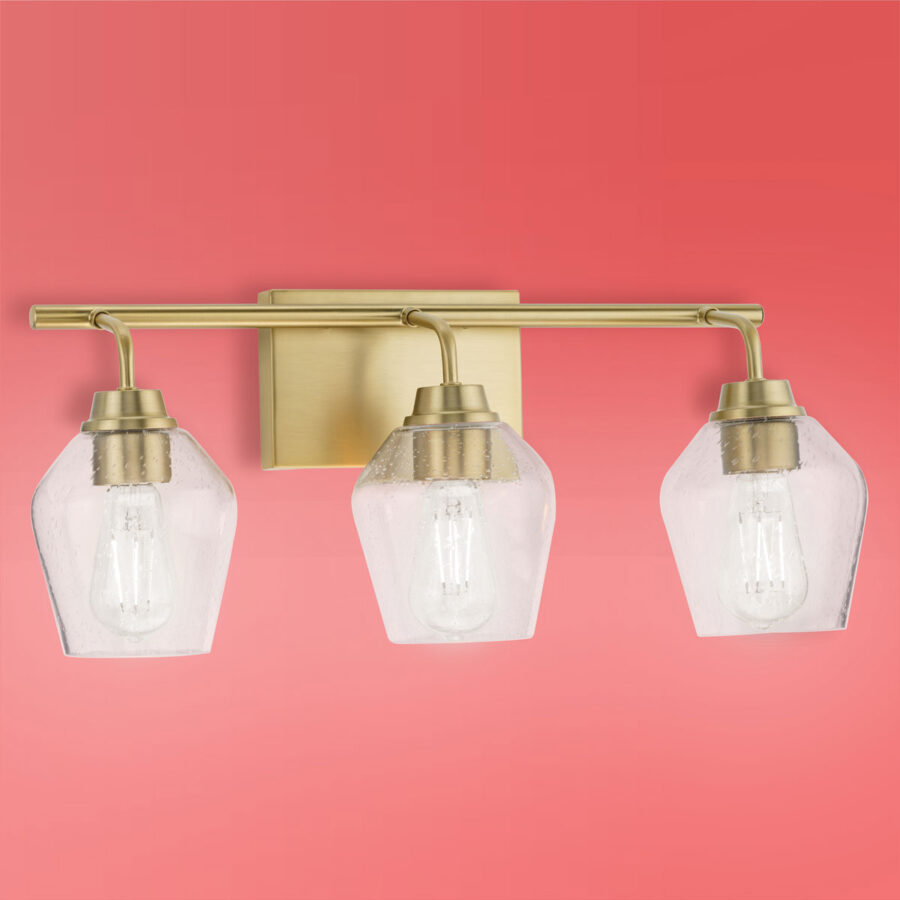 Adalyn 3-Light Gold Bath & Vanity Light - Image 3