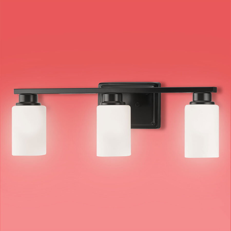 Zachary 3-Light Black Bath & Vanity Light - Image 3