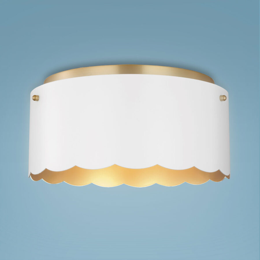 Bettye 12.5" 2-Light Gold Flush Mount - Image 3