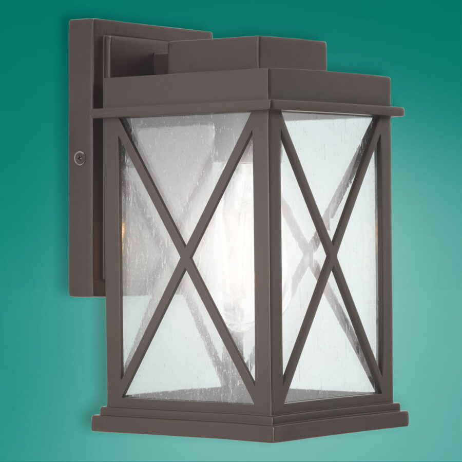 Wrenna Bronze Outdoor Wall Lantern - Image 3